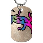 Lizard Dog Tag (Two-sided)  Front