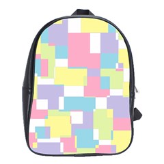 Mod Pastel Geometric School Bag (large) by StuffOrSomething