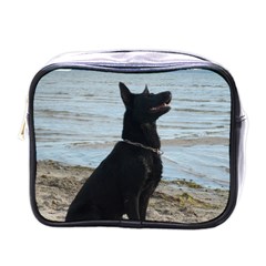 Black German Shepherd Mini Travel Toiletry Bag (one Side) by StuffOrSomething