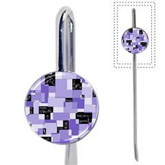 Purple Pain Modular Bookmark