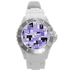 Purple Pain Modular Plastic Sport Watch (large)