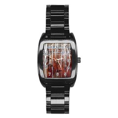 Automn Swamp Stainless Steel Barrel Watch