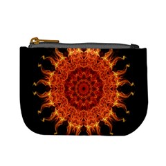 Flaming Sun Coin Change Purse