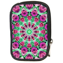 Flower Garden Compact Camera Leather Case