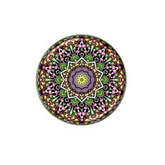 Psychedelic Leaves Mandala Golf Ball Marker 10 Pack (for Hat Clip)