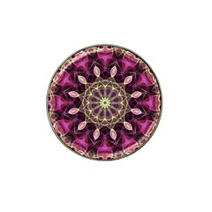 Purple Flower Golf Ball Marker 4 Pack (for Hat Clip) by Zandiepants