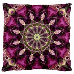 Purple Flower Large Cushion Case (two Sided)  by Zandiepants