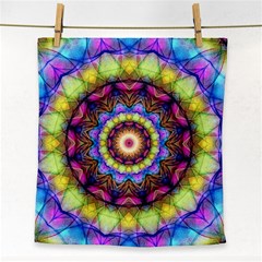 Rainbow Glass Face Towel by Zandiepants