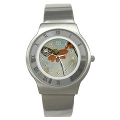 Monarch Stainless Steel Watch (slim)