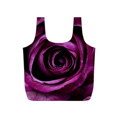 Deep Purple Rose Reusable Bag (s) by Colorfulart23