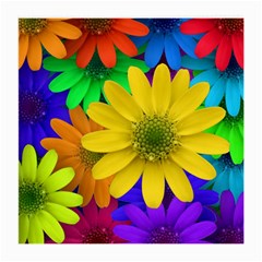 Gerbera Daisies Glasses Cloth (medium, Two Sided)