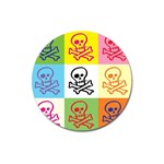 Skull Magnet 3  (Round) Front