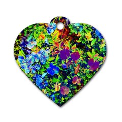 The Neon Garden Dog Tag Heart (two Sided)