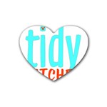 Tidy Bitcheslarge1 Fw Drink Coasters (Heart) Front