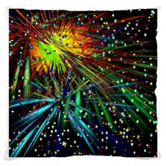 Exploding Fireworks Large Cushion Case (single Sided) 