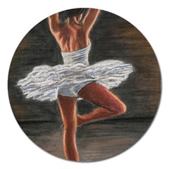 Ballet Ballet Magnet 5  (round)