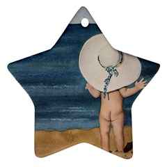 Mom s White Hat Star Ornament by TonyaButcher