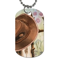 Hat On The Fence Dog Tag (one Sided)