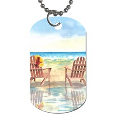 Time To Relax Dog Tag (two-sided) 