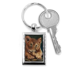 Playful  Key Chain (rectangle)