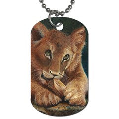 Playful  Dog Tag (two-sided) 