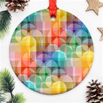 circles Round Ornament Front