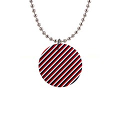 Diagonal Patriot Stripes Button Necklace by StuffOrSomething