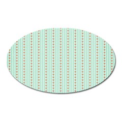 Hearts & Stripes Magnet (oval)