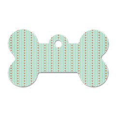 Hearts & Stripes Dog Tag Bone (two Sided)