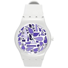 Silly Purples Plastic Sport Watch (medium)