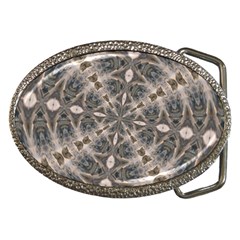 Flowing Waters Kaleidoscope Belt Buckle (oval)