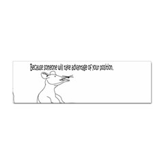 Better To Take Time To Think Bumper Sticker 100 Pack