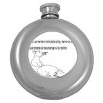 Better To Take Time To Think Hip Flask (Round) Front