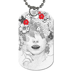 Flower Child Dog Tag (one Sided) by StuffOrSomething