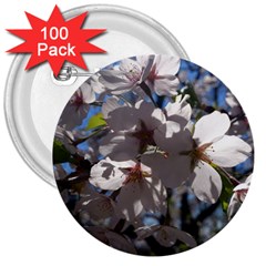 Cherry Blossoms 3  Button (100 Pack)