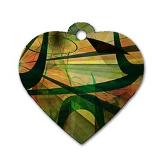 Untitled Dog Tag Heart (two Sided)