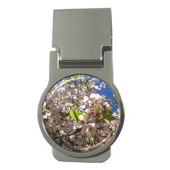 Cherry Blossoms Money Clip (round) by DmitrysTravels