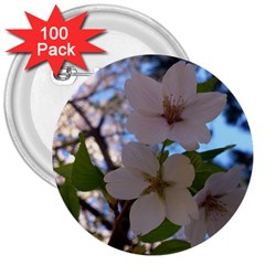 Sakura 3  Button (100 Pack)