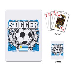 Soccer Uruguay Playing Cards Single Design by MegaSportsFan