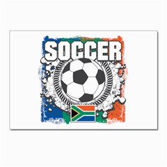 Soccer South Africa Postcard 4 x 6  (pkg Of 10) by MegaSportsFan