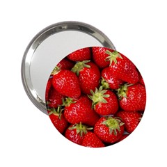 Strawberries Handbag Mirror (2 25 )