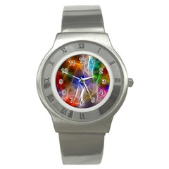 Fractal Fantasy Stainless Steel Watch (slim)