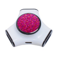 Polka Dot Sparkley Jewels 1 3 Port Usb Hub