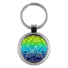 Glitter 4 Key Chain (round) by MedusArt