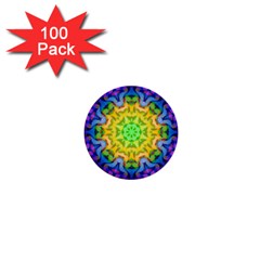 Psychedelic Abstract 1  Mini Button (100 Pack)