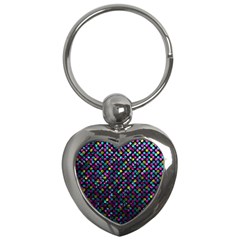 Polka Dot Sparkley Jewels 2 Key Chain (heart) by MedusArt