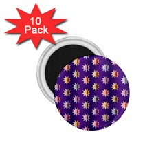 Flare Polka Dots 1 75  Button Magnet (10 Pack)