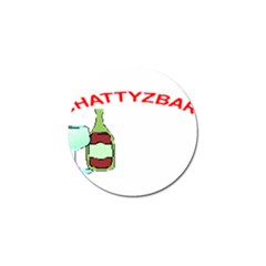 Chattyzbar T-shirt Golf Ball Marker 10 Pack