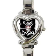 Crazy Heart Italian Charm Watch 