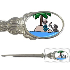 Desert Island Humor Letter Opener